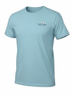 SIMPLY SOUTHERN “Simply Live What You Love” Graphic Tee Light Blue-Teal Size MED